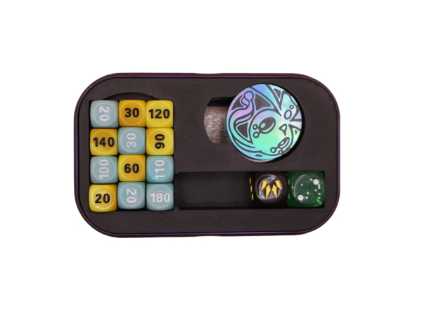 Pokémon Mini Tin Insert for dice, markers and tokens !